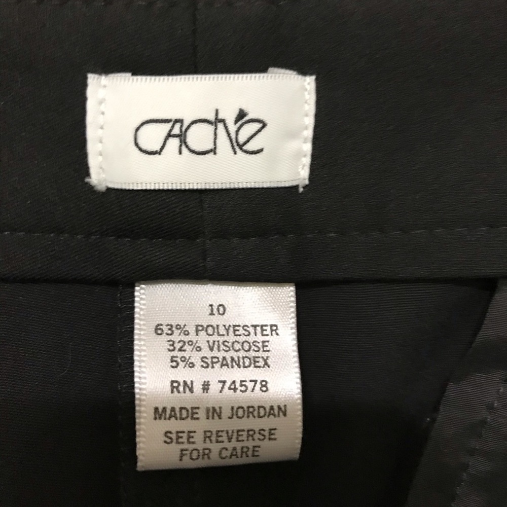 Cache Black Pants Size 10 - image 1
